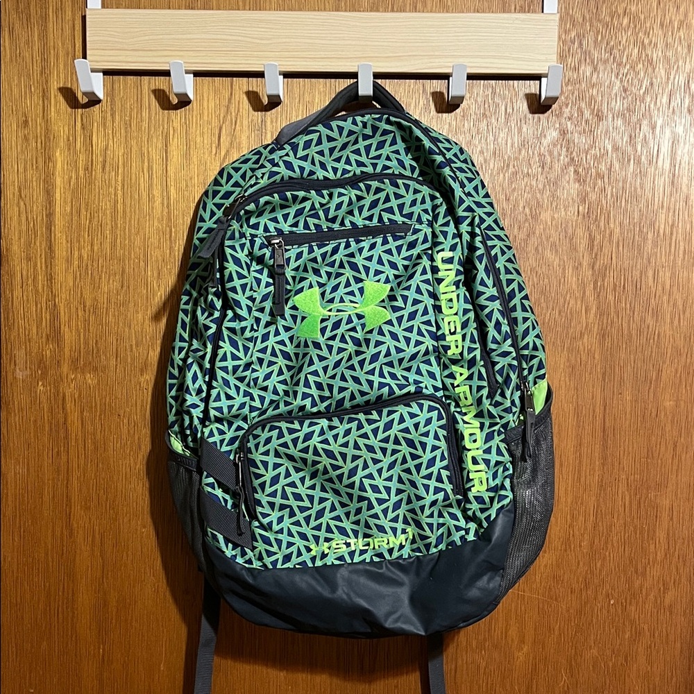 Under Armour Neon Green and Black Men's Backpack